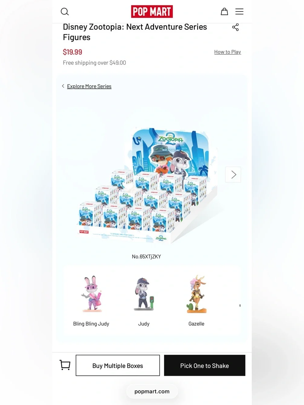 POP MART ZOOTOPIA Blind Box